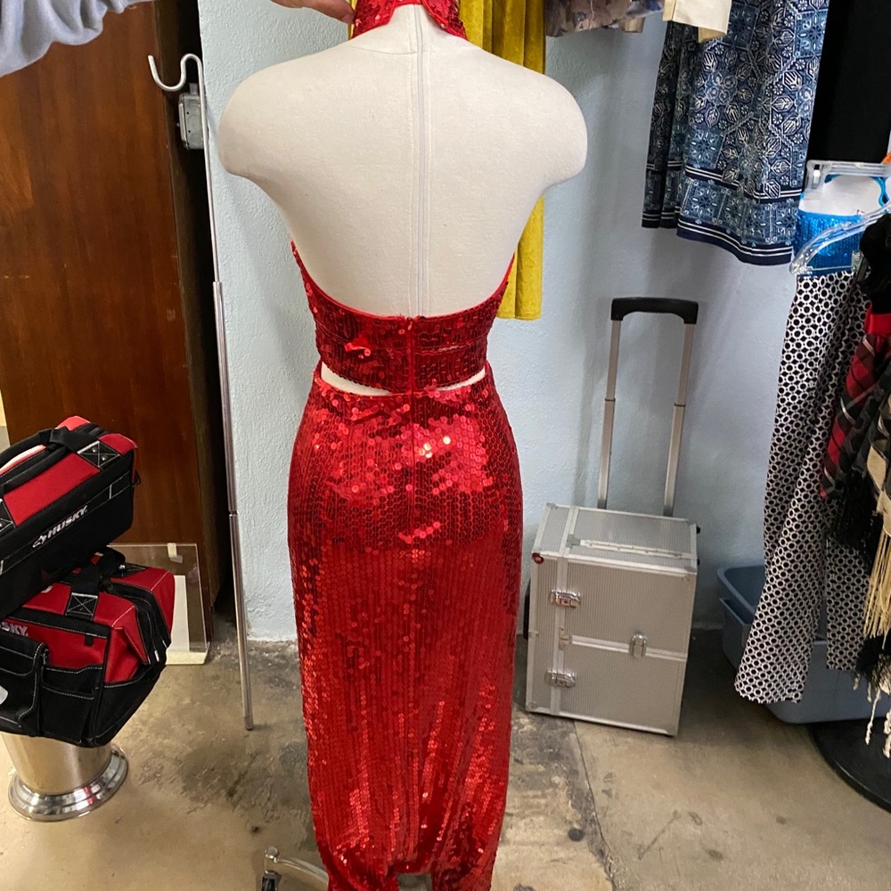 cache sequins cache dress - Picture 4 of 4